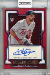 2023 Topps Baseball Japan Edition Edouard Julien Autographs #TJA-EJ RC Minnesota Twins