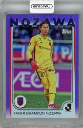 2025 Topps J.League Flagship 野澤大志ブランドン Purple Foil【41/75】 FC東京