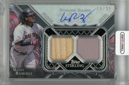 2022 Topps Sterling Manny Ramirez  Sterling Seasons Autograph Relics #SSAR-MRA【25/25 (ラストナンバー!)】 Boston Red Sox