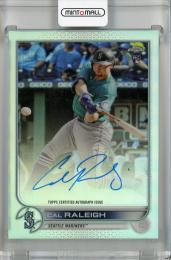 2022 Topps Chrome Cal Raleigh Rookie Autographs Refractor #RA-CR【279/499】 Seattle Mariners