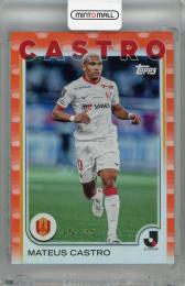 2025 Topps J.League Flagship マテウス カストロ Orange Foil【15/25】 名古屋グランパス