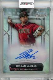 2022 Topps Bowman Sterling Jordan Lawlar  Prospect Autographs Refractor #PA-JL【032/150】 Arizona Diamondbacks