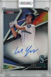 2022 Topps Bowman’s Best Cole Young  Best of 2022 Autographs #B22-CY Seattle Mariners