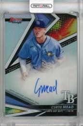 2022 Topps Bowman’s Best Curtis Mead Best of 2022 Autographs Refractor #B22-CME Tampa Bay Rays