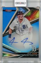 2022 Topps Bowman’s Best Jace Jung  Best of 2022 Autographs Blue #B22-JJ【021/150】 Detroit Tigers