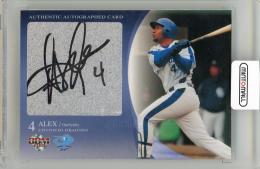 2006 BBM 中日ドラゴンズ アレックス 直筆サインカード【29/30】 中日ドラゴンズ