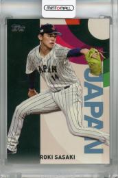 2023 Topps Baseball Japan Edition Roki Sasaki  WBC Japanese National Team #WBC-13 Team Japan