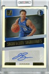 2018-19 Panini Donruss Jalen Brunson SS-JBS Significant Signatures Autograph