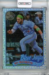 2024 Topps Series 1 Bo Bichette 1989 Topps Baseball Chrome Silver Packs #T89C-19 Toronto Blue Jays