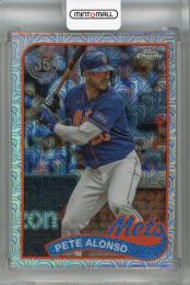 2024 Topps Series 1 Pete Alonso 1989 Topps Baseball Chrome Silver Packs #T89C-27 New York Mets