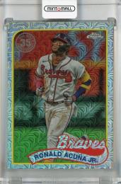 2024 Topps Series 1 Ronald Acuna Jr. 1989 Topps Baseball Chrome Silver Packs #T89C-28 Atlanta Braves