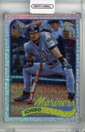 2024 Topps Series 1 Ichiro 1989 Topps Baseball Chrome Silver Packs #T89C-58 Seattle Mariners