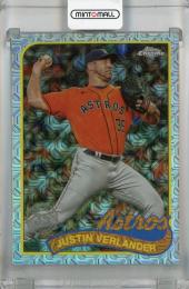 2024 Topps Series 1 Justin Verlander 1989 Topps Baseball Chrome Silver Packs #T89C-54 Houston Astros