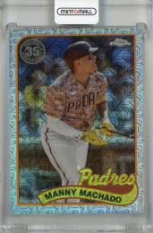 2024 Topps Series 1 Manny Machado 1989 Topps Baseball Chrome Silver Packs #T89C-5 San Diego Padres