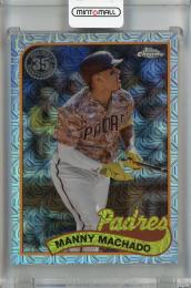 2024 Topps Series 1 Manny Machado 1989 Topps Baseball Chrome Silver Packs #T89C-5 San Diego Padres