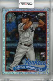 2024 Topps Series 1 Jasson Dominguez 1989 Topps Baseball Chrome Silver Packs #T89C-33 RC New York Yankees