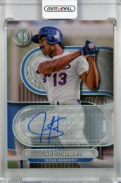 2024 TOPPS TRIBUTE Juan Gonzalez Autographs #TA-JG【012/199】 Texas Rangers