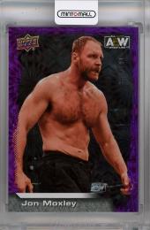 2022 Upper Deck AEW  Jon Moxley Purple Pyro #40 187/199
