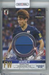 2017 EPOCH サッカー日本代表 アジア最終予選突破記念トレーディングカード 大迫勇也 ジャージーカード【/100】