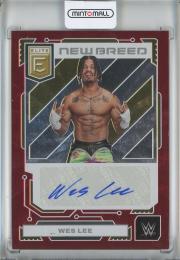 2023 Donruss Elite WWE Wes Lee New Breed Autographs/Red Parallels/NB-WLE【35/49】