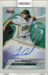 2025 Bowman's Best Jamie Arnold Best of '25 Autographs Refractor Athletics
