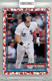 2026 Topps Series 1 Baseball Colson Montgomery #T91-4 1991 Topps Baseball Koi Fish Parallel White Sox