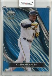 2024 Topps Chrome Black Ke'Bryan Hayes Blue Refractor【58/75】 Pittsburgh Pirates