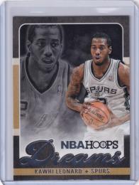 2013-14 Panini Hoops San Antonio Spurs Kawhi Leonard Dreams #24