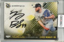 2025 BBM 阪神タイガース ジェレミー・ビーズリー 直筆サインカード【46/60】