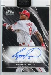 2024 Topps Chrome Black Ryan Howard Base Autograph Philadelphia Phillies
