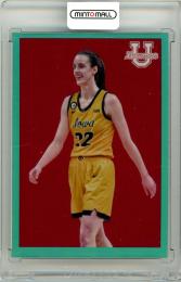 2022-23 Topps Bowman Chrome University Caitlin Clark 09 Bowman Aqua Refractors #09B30【150/150】 Iowa