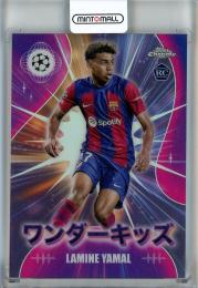 2023-24 Topps Chrome UEFA Club Competitions Japan Lamine Yamal Wonderkids #WK3 FC Barcelona
