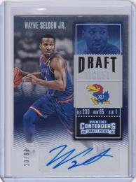 2016-17 Panini Contenders Draft Picks The University Of Kansas Wayne Selden Jr. Draft Ticket #148  20/99