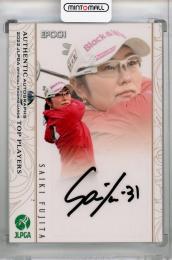 2022 EPOCH JLPGA OFFICIAL TRADING CARDS TOP PLAYERS 藤田さいき 直筆サインカード【59/62】