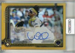 2025 Topps Update William Contreras Real One Autographs Gold Foil #433【35/50】 Milwaukee Brewers