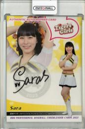 2023 BBM プロ野球チアリーダーカード DANCING HEROINE-舞- Sara 直筆サインカード【87/90】 阪神タイガースオフィシャルファンサービスメンバーTigersGirls