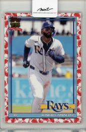 2026 TOPPS SERIES 1 Junior Caminero Koi Fish Parallel#T91-62 Tampa Bay Rays