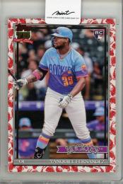 2026 TOPPS SERIES 1 Yanquiel Fernandez Koi Fish Parallel#T91-61 Colorado Rockies