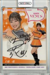 2023 BBM プロ野球チアリーダーカード DANCING HEROINE-舞- 土原一花 直筆サインカード【69/90】 読売巨人軍公式マスコットガールVENUS