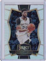 2016-17 Panini Select New Orleans Pelicans Anthony Davis Base Premier Level Silver #170