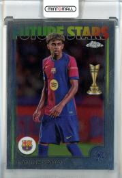 2024-25 Topps Chrome UEFA Club Competitions Lamine Yamal #27 FC Barcelona