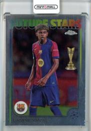 2024-25 Topps Chrome UEFA Club Competitions Lamine Yamal #27 FC Barcelona