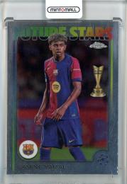 2024-25 Topps Chrome UEFA Club Competitions Lamine Yamal #27 FC Barcelona