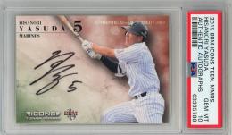 2019 BBM  ICONS-TEENAGE MEMORIES- 安田尚憲 直筆サインカード【04/10】【PSA10】 千葉ロッテマリーンズ