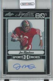 2024 Leaf Metal Sports Heroes Multi-Sport Joe Montana Signature Decade【24/49】