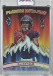 2023 PANINI PHOENIX FOOTBALL C.J. Stroud Playing with Fire/RC