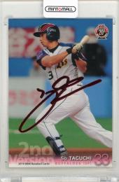 2010 BBM 2nd Version 田口壮 レギュラーカード 赤箔サイン版【05/25】 オリックス・バファローズ