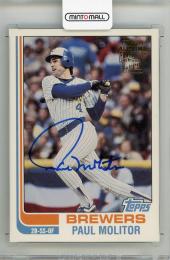 2004 TOPPS Paul Mlitor All-Time Fan Favorites Autographs #PM【/50】 Milwaukee Brewers