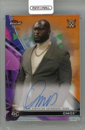 2021 TOPPS Finest WWE Autographs Orange Refractors Omos 【25/25】
