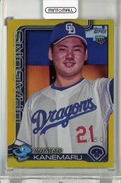 2025 Topps NPB 金丸夢斗 Gold Foil【31/50】 中日ドラゴンズ